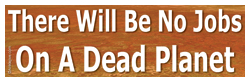There Will Be No Jobs On A Dead Planet